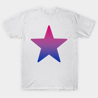 Bi+ Star (Bi Flag with Bi Flag outline) T-Shirt
